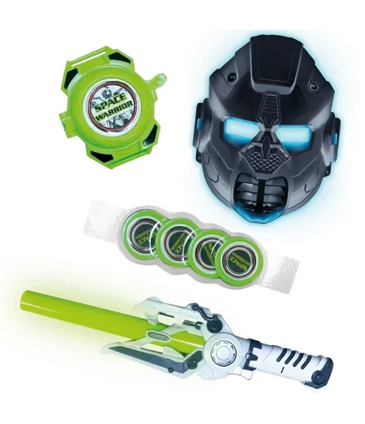 Set Space Warrior – Casque, Sabre et Pistolet Laser
