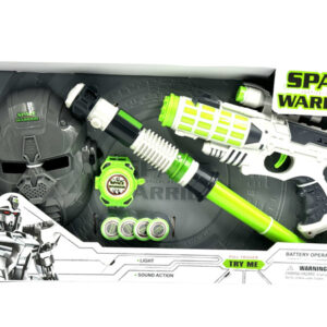 Set Space Warrior – Casque, Sabre et Pistolet Laser