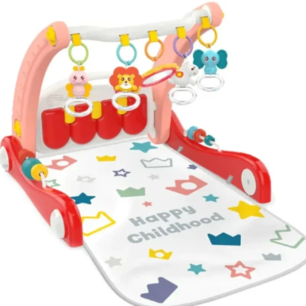 Trotteur 2 en 1 Huanger avec Tapis d'Eveil Musical – Image 2