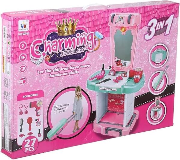 Coiffeuse Valise 3 en 1 – Charming Jewellery