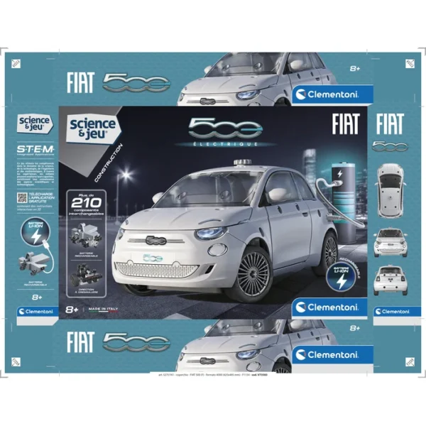 Science & Play Mechanics – Fiat 500 Électrique (Clementoni) – Image 3