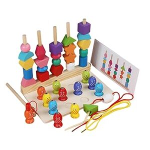 Jeu de pêche magnétique et d’empilage de formes