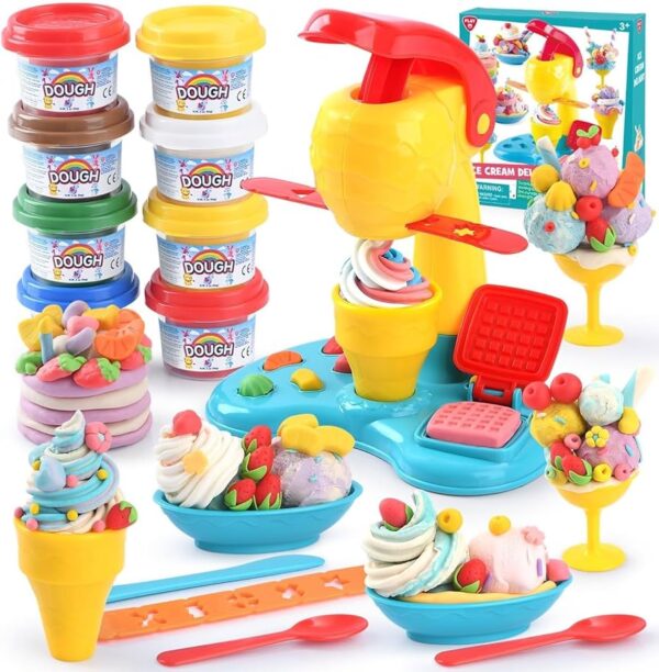 Machine à Glace en Pâte à Modeler – Happy Color Mud – Image 2
