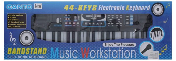 Piano Électronique 44 Touches avec Microphone – Music Workstation – Image 3