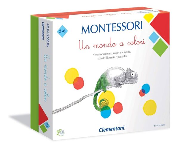 Jeu éducatif Montessori – Découverte des couleurs (Clementoni, Un monde tout en couleurs)