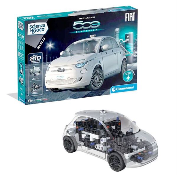 Science & Play Mechanics – Fiat 500 Électrique (Clementoni) – Image 2