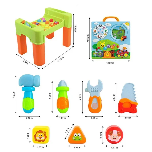 Hola – Table d’activités interactive 6-en-1 avec 105 jeux et quiz éducatifs – Image 4