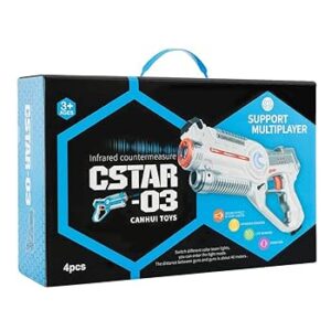 Pistolet Laser Tag CSTAR-03 – Set de 4 pistolets infrarouges