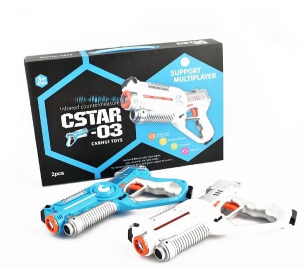 Pistolet Laser Tag CSTAR-03 – Set de 4 pistolets infrarouges – Image 2