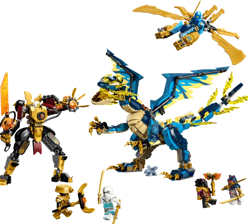 LEGO Ninjago Dragons Rising – Sets de construction (Dragon & Mecha géants)