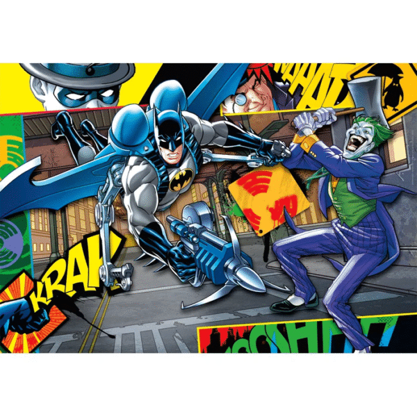 Puzzle Maxi 104 pièces – Batman vs Joker (Clementoni) – Image 2