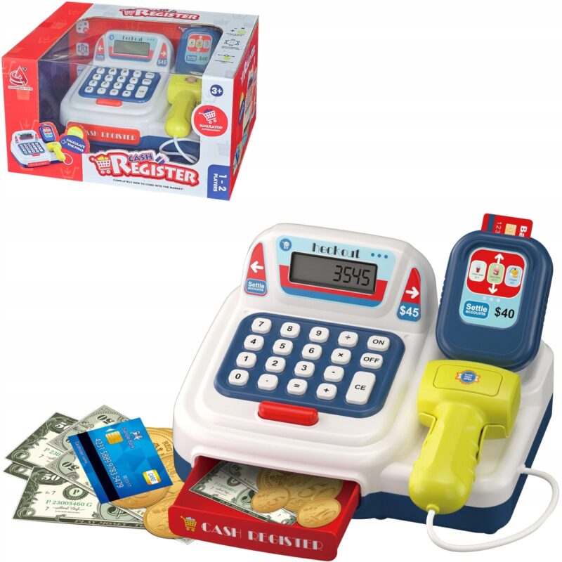 Caisse Enregistreuse Électronique pour Enfants avec Accessoires