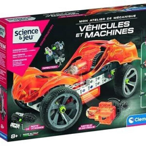 Clementoni – Mon Atelier de Mécanique : Véhicules et Machines (STEM)