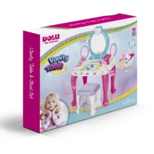 Coiffeuse Enfant avec Tabouret – Dolu Vanity Table & Stool Set