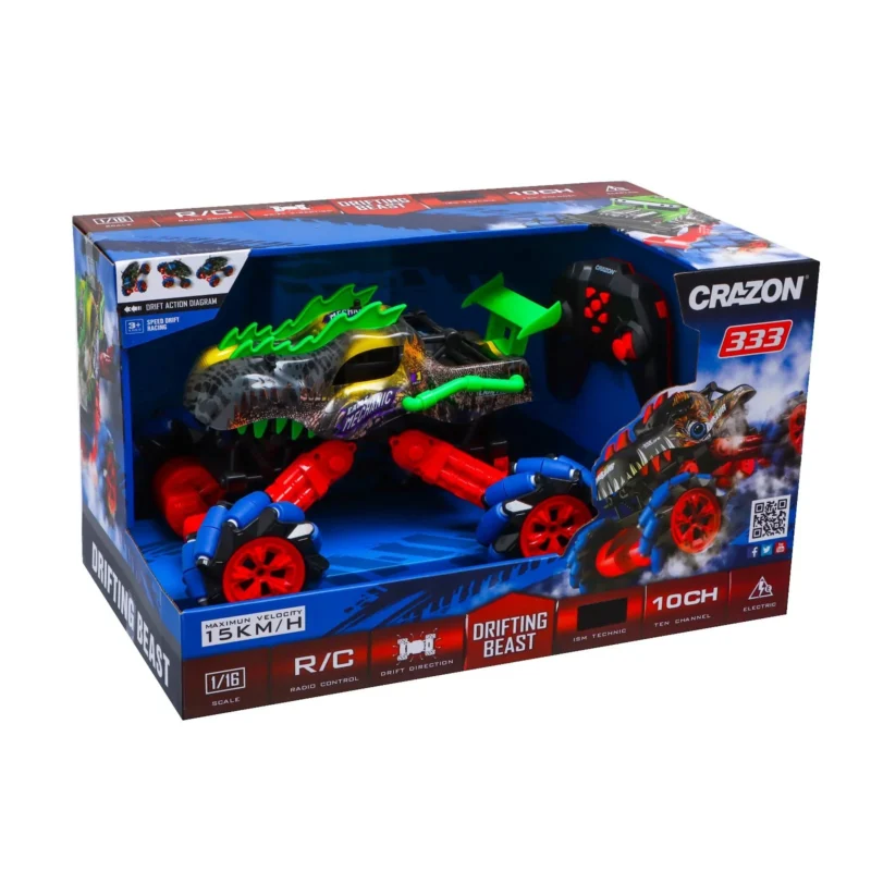 Crazon – Voiture Télécommandée Drifting Beast 1/16