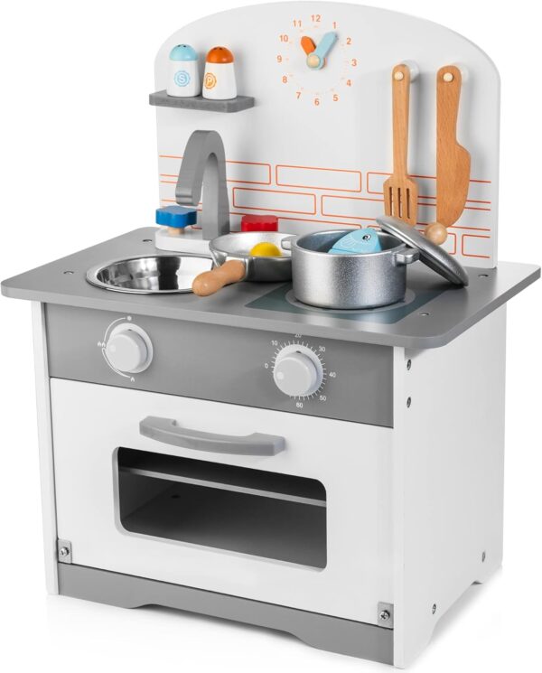 Cuisine en Bois pour Enfants avec Accessoires – Image 2