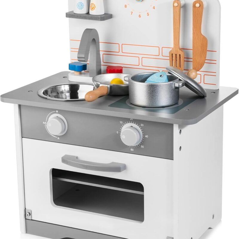 Cuisine en Bois pour Enfants avec Accessoires