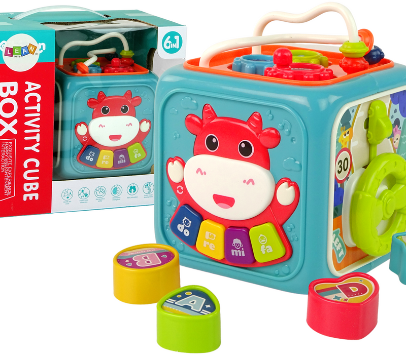 Cube d’Activités Éducatif 6 en 1 – Activity Cube Box