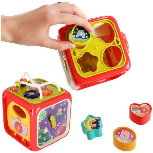 Cube d’Activités Éducatif 6 en 1 – Activity Cube Box – Image 5