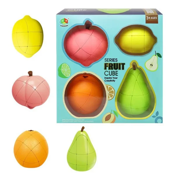 Fruit Cube Puzzle – Jeu Casse-tête en Forme de Fruits
