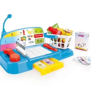Fisher-Price – Caisse Enregistreuse Junior Cashier avec Accessoires