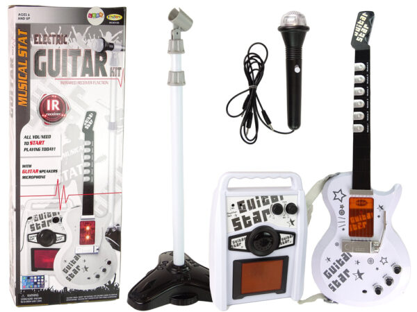 Kit Guitare Électrique Jouet – Guitar Star avec Micro et Haut-parleur – Image 2