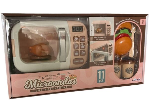 Happy Gourmet – Four micro-ondes jouet avec accessoires – Image 2