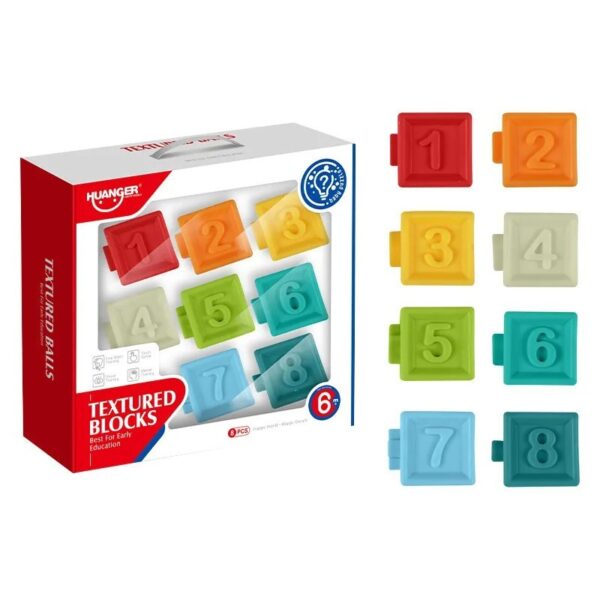 Cubes éducatifs en silicone pour bébé