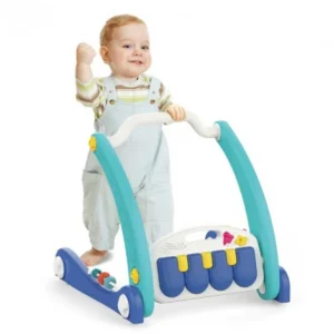 Trotteur 2 en 1 Huanger avec Tapis d'Eveil Musical