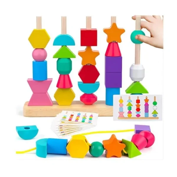 Jeu de pêche magnétique et d’empilage de formes – Image 3