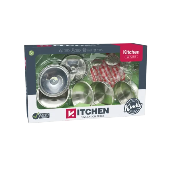 Kitchen Simulation Series – Set d’ustensiles de cuisine en métal