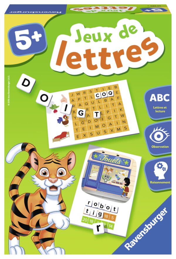 Jeux de lettres éducatif – 5 ans et +
