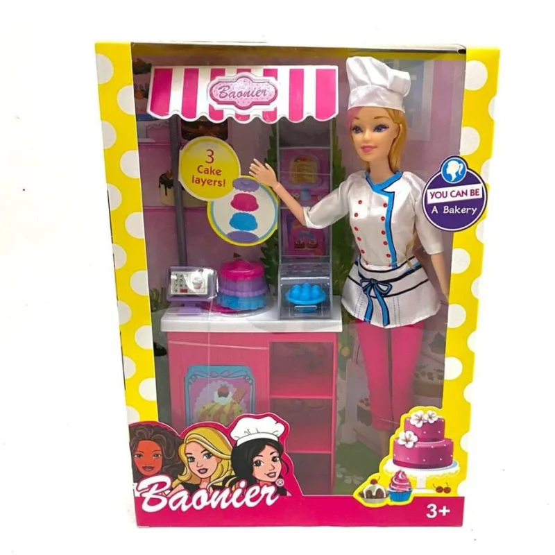 Poupée Baonier Boulangerie – Set Pâtissière