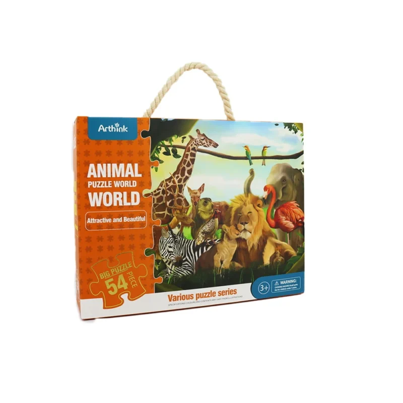 Puzzle Enfants 54 Pièces – Monde des Animaux Arthink