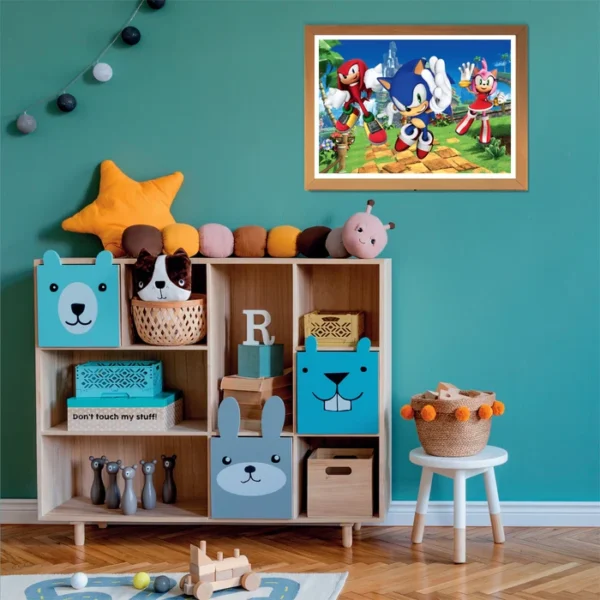 Puzzle Maxi 104 pièces – Sonic the Hedgehog (Clementoni) – Image 2