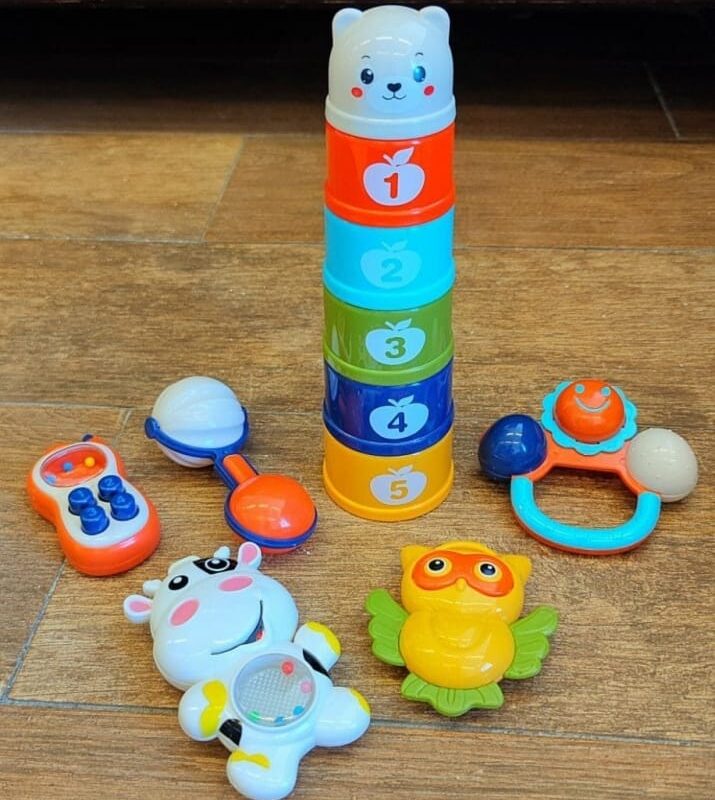 Baby Rattles – Coffret de Hochets et Jouets d’Éveil pour Bébé