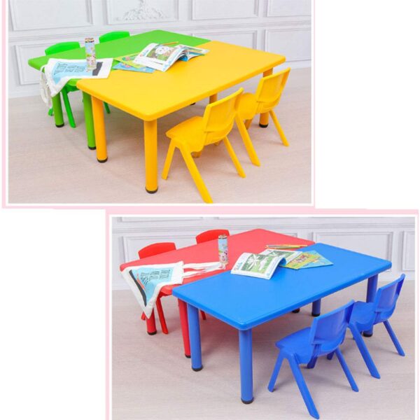 Ensemble ludique de tables et chaises pour enfants-confort, sécurité et couleurs vives – Image 2