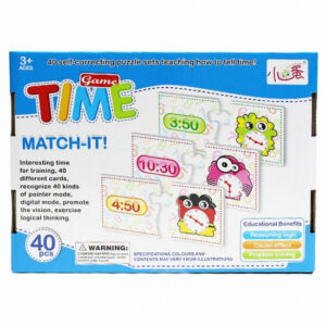 Puzzle éducatif "Game-Time-Match It" (40 pcs)