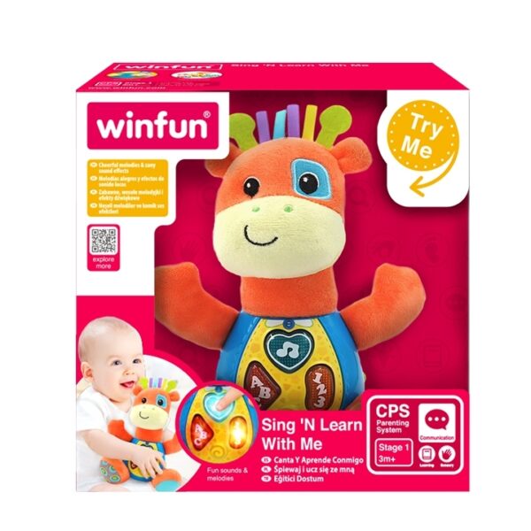 Peluche interactive éducative “Sing ‘N Learn With Me”