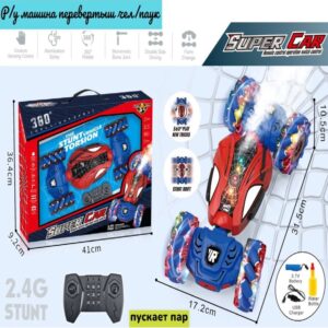 Voiture Cascade 360° Télécommandée avec Effet Fumée – Super Car Stunt 2.4G