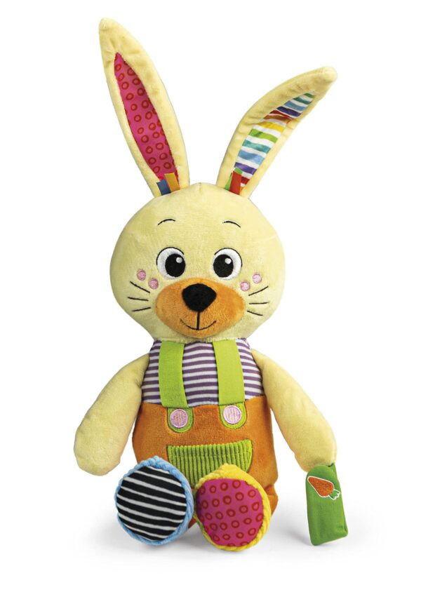 Benny le Lapin – Peluche Douce Éveil Bébé 0+ Mois – Image 2