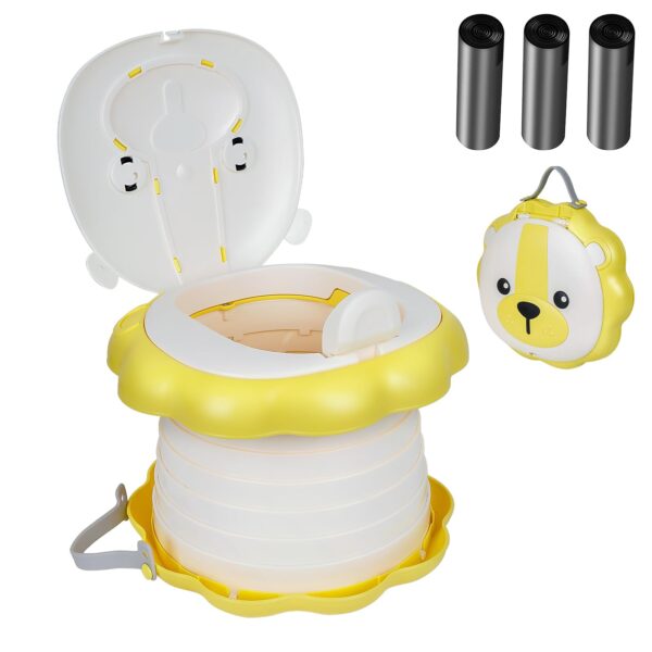Pot pliable pour bébé en forme d’animal – Pot d’apprentissage portable – Image 5