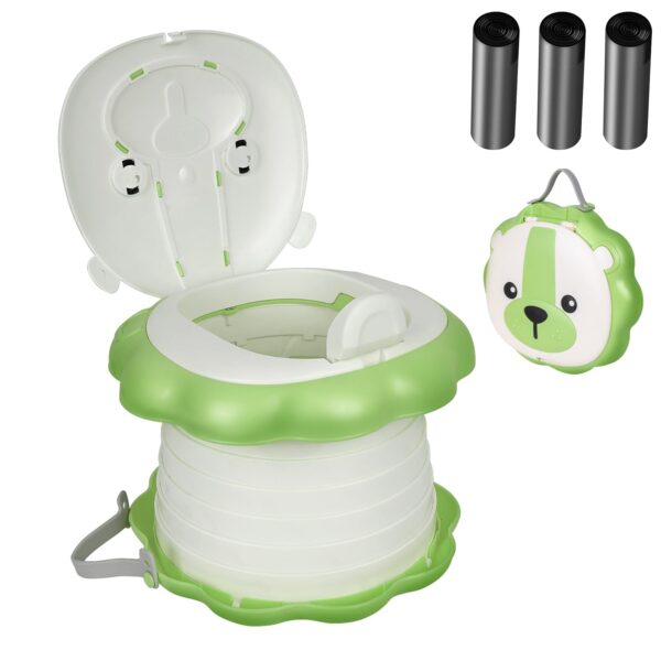 Pot pliable pour bébé en forme d’animal – Pot d’apprentissage portable – Image 2