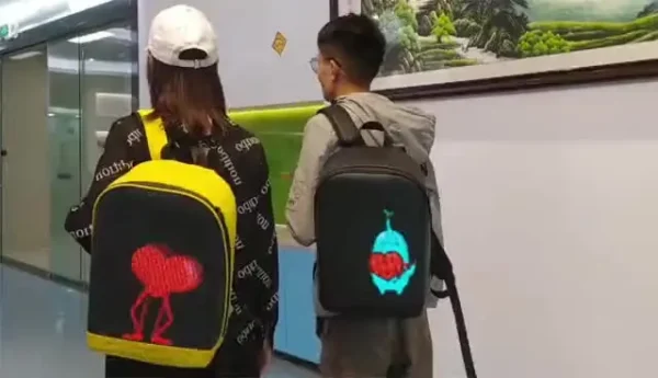Sac à dos LED Pixel Display – Connecté via Smartphone – Image 5