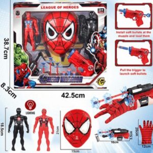 Set Super Héros Spider-Man – Masque, Gants, Figurines et Lance-Toiles