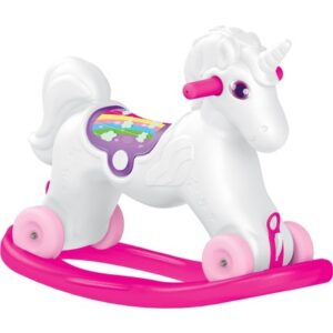 Licorne à bascule et à roulettes Dolu – Rocking Unicorn 2 en 1