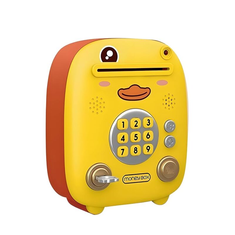 Coffre-fort électronique pour enfants – Tirelire canard avec code secret