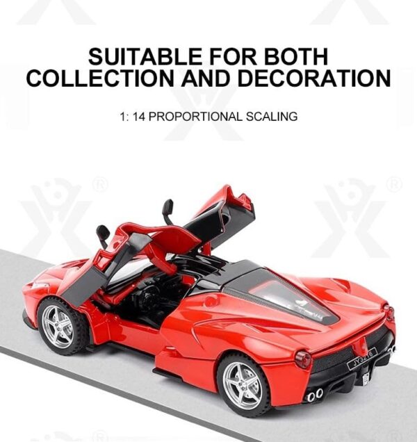 Voiture de sport miniature avec portes ouvrantes – Modèle de collection pour enfants – Image 6