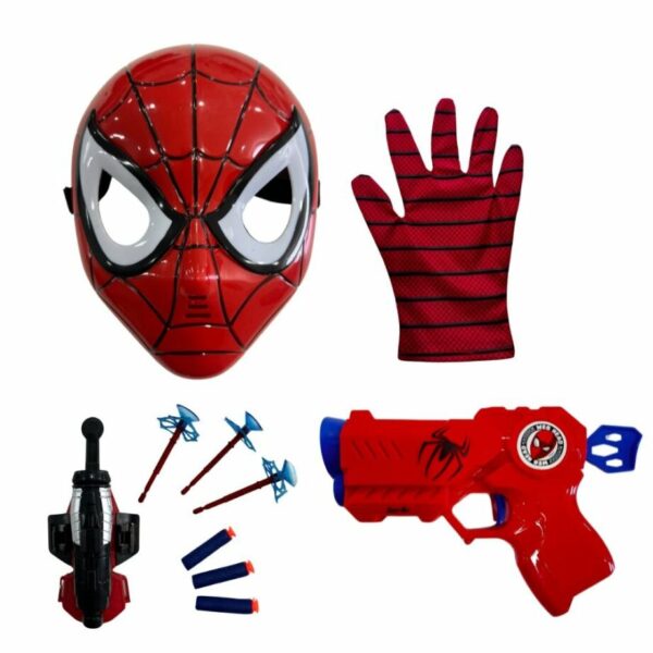 Set Super Héros Spider-Man – Masque, Gants, Figurines et Lance-Toiles – Image 2