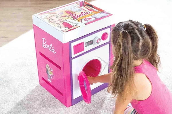 Machine à Laver Barbie Électrique avec Effets Sonores et Lumineux – Image 3